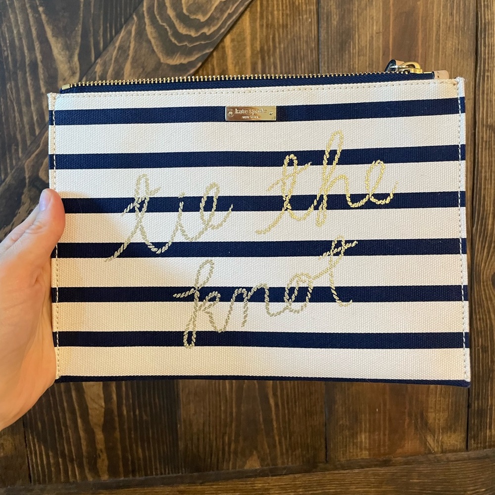 Kate Spade “tie the knot” clutch